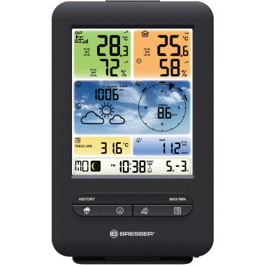 BRESSER Centrale météo Professional WIFI couleur 5-en-1 Verticale