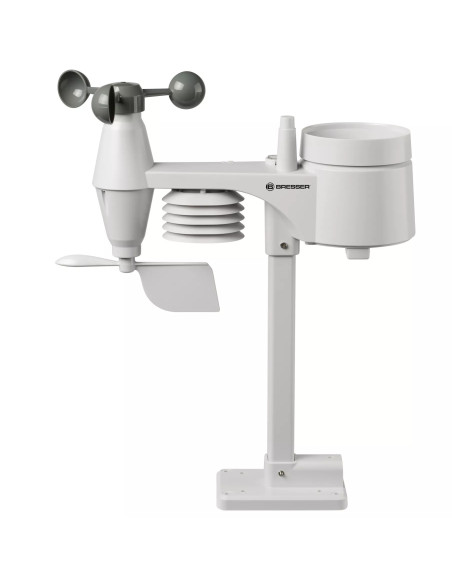 BRESSER Station météo couleur WIFI avec capteur extérieur 5-en-1