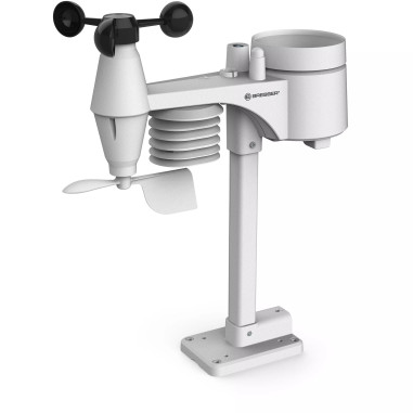 BRESSER Station météo WiFi Comfort avec capteur professionnel 7-en-1 et écran couleur moderne
