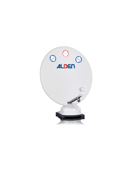 PACK ALDEN Orbiter Parabole Auto 85cm + 2 x Décodeurs TNTSAT + LNB Twin