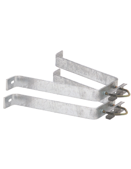 HDSAT PAIRE D'ETRIERS Fixation Murale Déport 30 cm mat antenne tv tnt sat