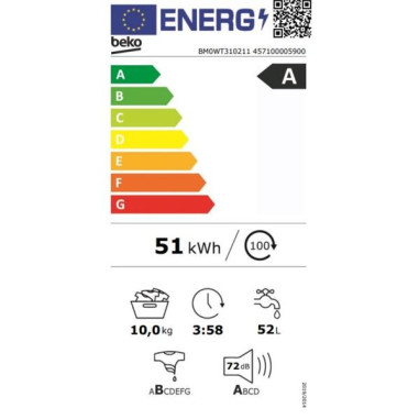 BEKO Lave-linge frontal BM0WT310211