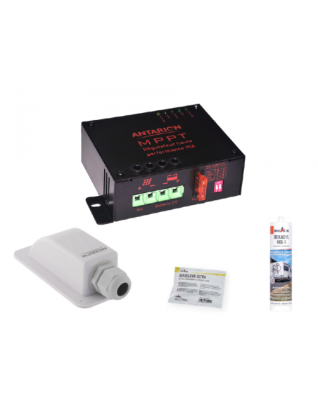 ANTARION KIT Black Booster 170W Panneau Solaire + Régulateur MPPT