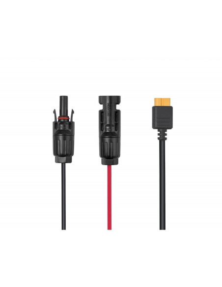 ECOFLOW ADAPTATEUR CONNECTEURS SOLAIRES RAPIDES VERS XT60I 2.5M