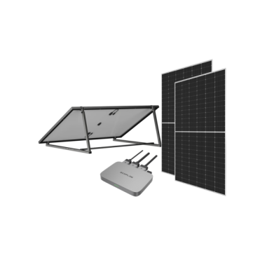 KIT COMPLET POWERSTREAM ECOFLOW + 2 X 440W SOLAIRE + SUPPORTS