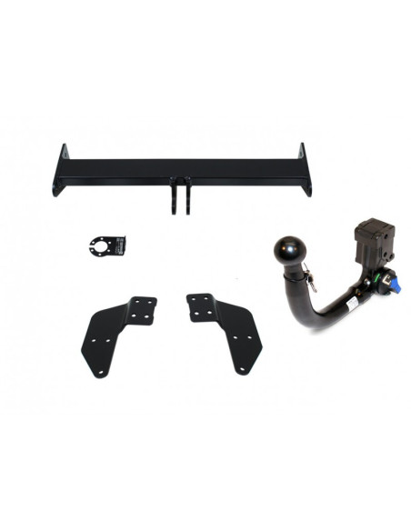 ATTELAGE FOURGON FORD TRANSIT CUSTOM BOULE DÉMONTABLE COL DE CYGNE