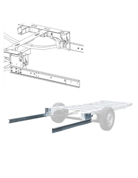 ANTARION Fixations et rallonges 1600mm pour Attelage Camping-car FORD APRÈS 2014