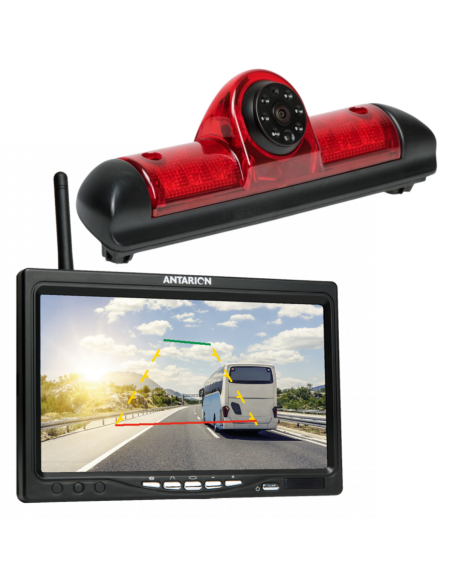 ANTARION Caméra de Recul HD feu stop Fourgon FIAT + Écran HD 7''