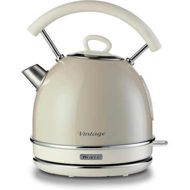 Ariete - Bouilloire Électrique | Vintage | Beige | 2000W |1,7 litres |