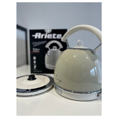 Ariete - Bouilloire Électrique | Vintage | Beige | 2000W |1,7 litres |