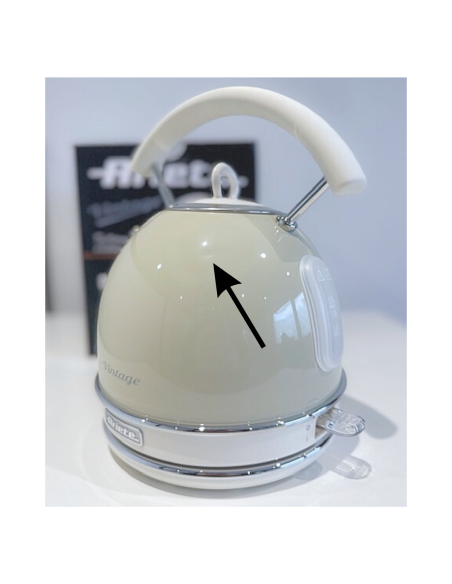 Ariete - Bouilloire Électrique | Vintage | Beige | 2000W |1,7 litres |