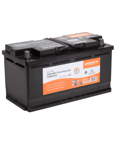 ANTARION Batterie AGM COMPACT 95Ah Compact L5 Camping-car