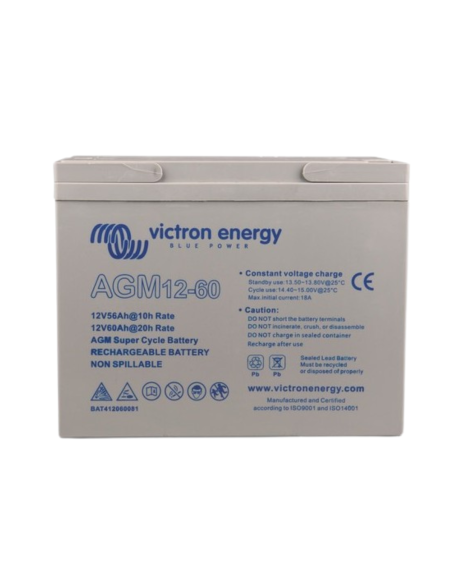 VICTRON Batterie12V/60AH AGM Deep Cycle