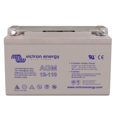VICTRON Batterie AGM 110AH Deep Cycle