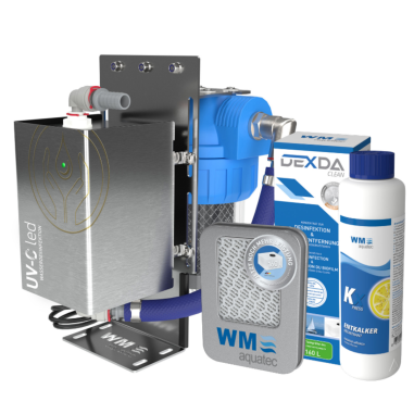 WM AQUATEC Solution complète hygiène de l'eau pour réservoirs jusqu'à 500L