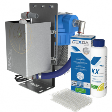 WM AQUATEC Solution complète hygiène de l'eau pour réservoirs jusqu'à 160L