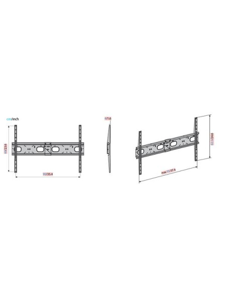 Support mural fixe EXTRA900FCG