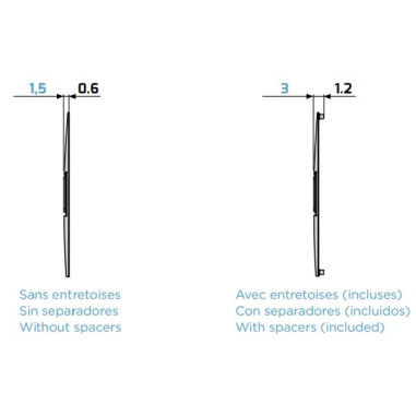 Support mural fixe GSS600PLUSFBCG