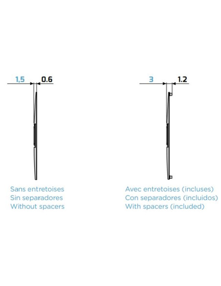 Support mural fixe GSS600PLUSFBCG
