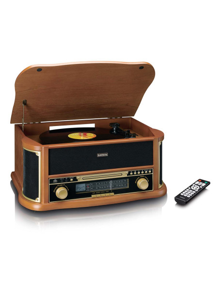 LENCO Platine vinyle Bois 1 Port USB Tourne Disque