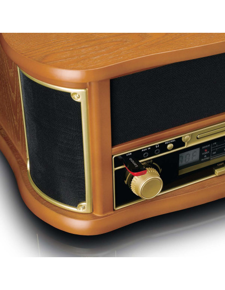LENCO Platine vinyle Bois 1 Port USB Tourne Disque