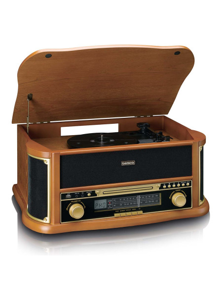 LENCO Platine vinyle Bois 1 Port USB Tourne Disque