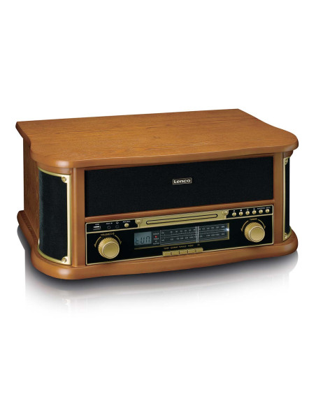 LENCO Platine vinyle Bois 1 Port USB Tourne Disque