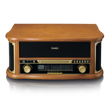 LENCO Platine vinyle Bois 1 Port USB Tourne Disque