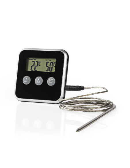 Nedis KATH105BK Thermomètre à Viande