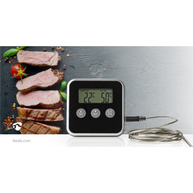 Nedis KATH105BK Thermomètre à Viande