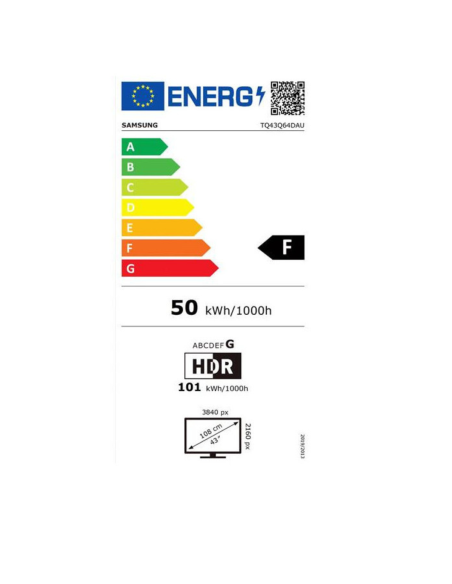 SAMSUNG TV QLED 43" 108cm Téléviseur UHD 4K Smart TV