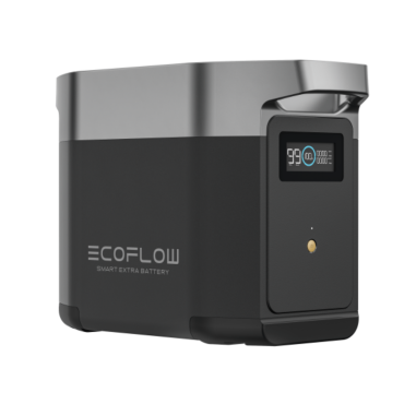 Pack ECOFLOW DELTA 2 Station d'énergie Portable au Lithium-Fer-Phosphate + Batterie Additionnelle Pour Station d'énergie