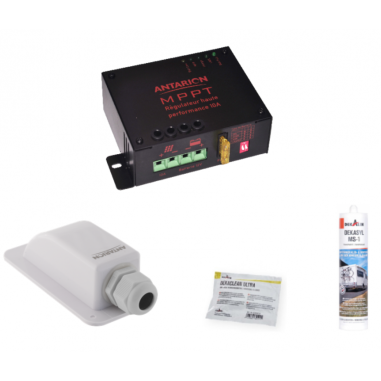 ANTARION Blister de pose solaire Régulateur MPPT10A Simple sortie