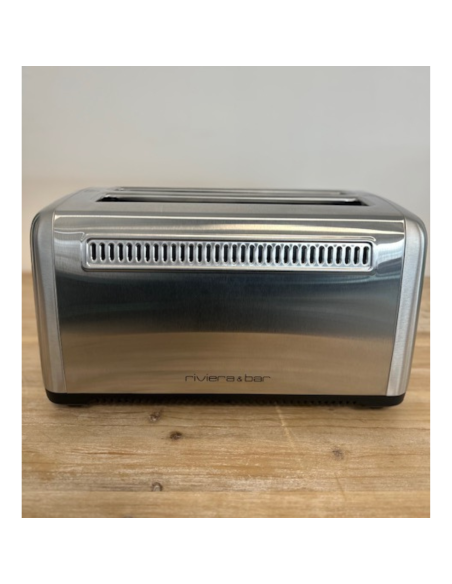 GRILLE PAIN Toaster Inox RIVIERA AND BAR RECONDITIONNÉ 2 Fentes Fonction Décongélation