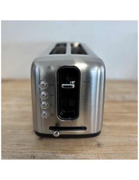 GRILLE PAIN Toaster Inox RIVIERA AND BAR RECONDITIONNÉ 2 Fentes Fonction Décongélation