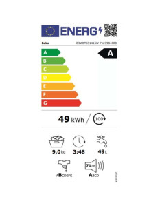 BEKO Lave-linge Tout-intégrable B3WBT691415W 2