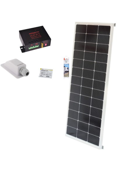 ANTARION KIT Panneau Solaire Monocristallin 140W avec MPPT P10