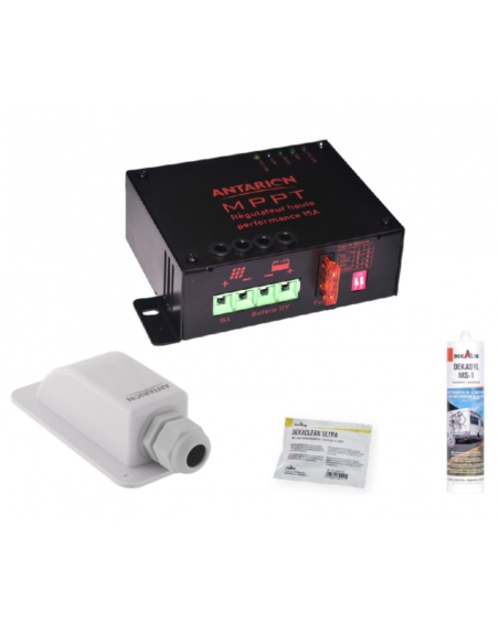 ANTARION Kit Monocristallin 160W avec Régulateur MPPT P10
