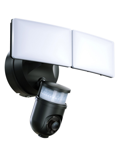 Projecteur LED avec caméra WiFi motorisée Full HD Tuya