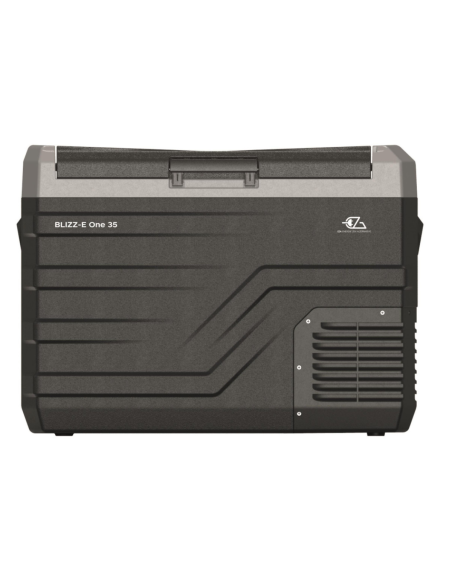 EZA Glacière à compression Blizz-E One 27 litres Camping-car + EZA Adaptateur 12/220 Volts