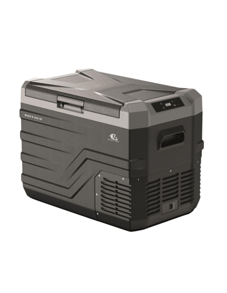 EZA Glacière à compression Blizz-E One 27 litres Camping-car + EZA Adaptateur 12/220 Volts