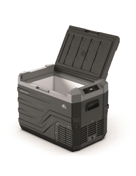 EZA Glacière à compression Blizz-E One 27 litres Camping-car + EZA Adaptateur 12/220 Volts