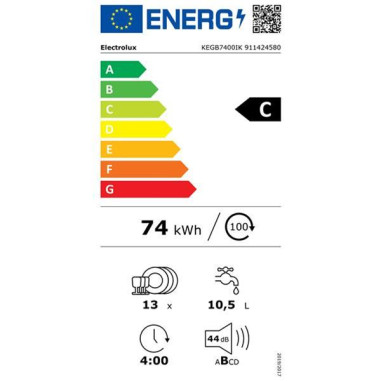 ELECTROLUX Lave-vaisselle intégrable KEGB7400IK
