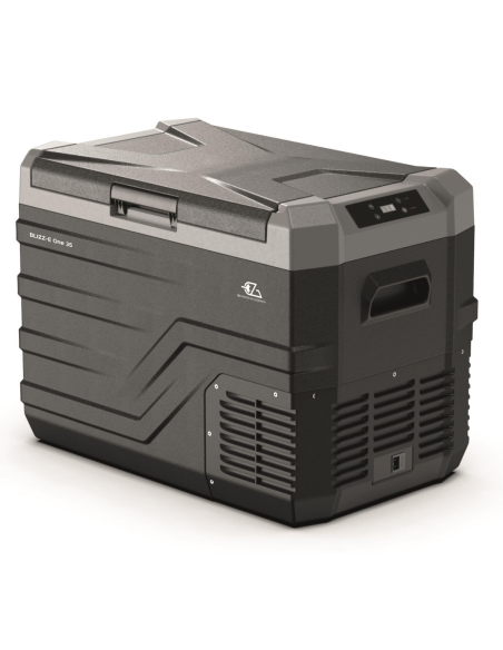 EZA Glacière à compression Blizz-E One 35 litres Camping-car +  EZA Adaptateur 12/220 Volts