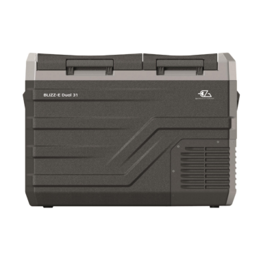 EZA Glacière à compression Blizz-E Dual 31 litres Camping-car +  EZA Adaptateur 12/220 Volts