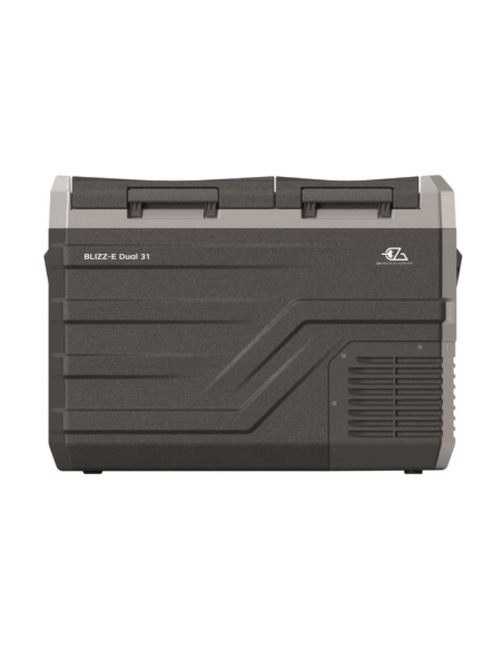 EZA Glacière à compression Blizz-E Dual 31 litres Camping-car +  EZA Adaptateur 12/220 Volts