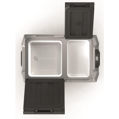 EZA Glacière à compression Blizz-E Dual 31 litres Camping-car +  EZA Adaptateur 12/220 Volts