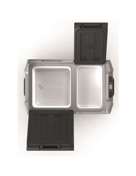 EZA Glacière à compression Blizz-E Dual 31 litres Camping-car +  EZA Adaptateur 12/220 Volts