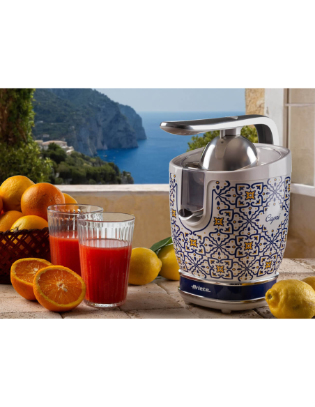 PACK ARIETE Capri Bouilloire 1.7L + Grille-pain 4 fentes + Presse-agrumes 85W Design Rétro