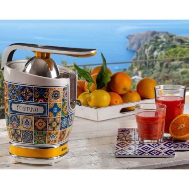PACK ARIETE Positano Bouilloire 1.7L + Grille-pain 4 fentes + Presse-agrumes 85W Design Rétro